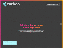 Tablet Screenshot of carbonbybold.com